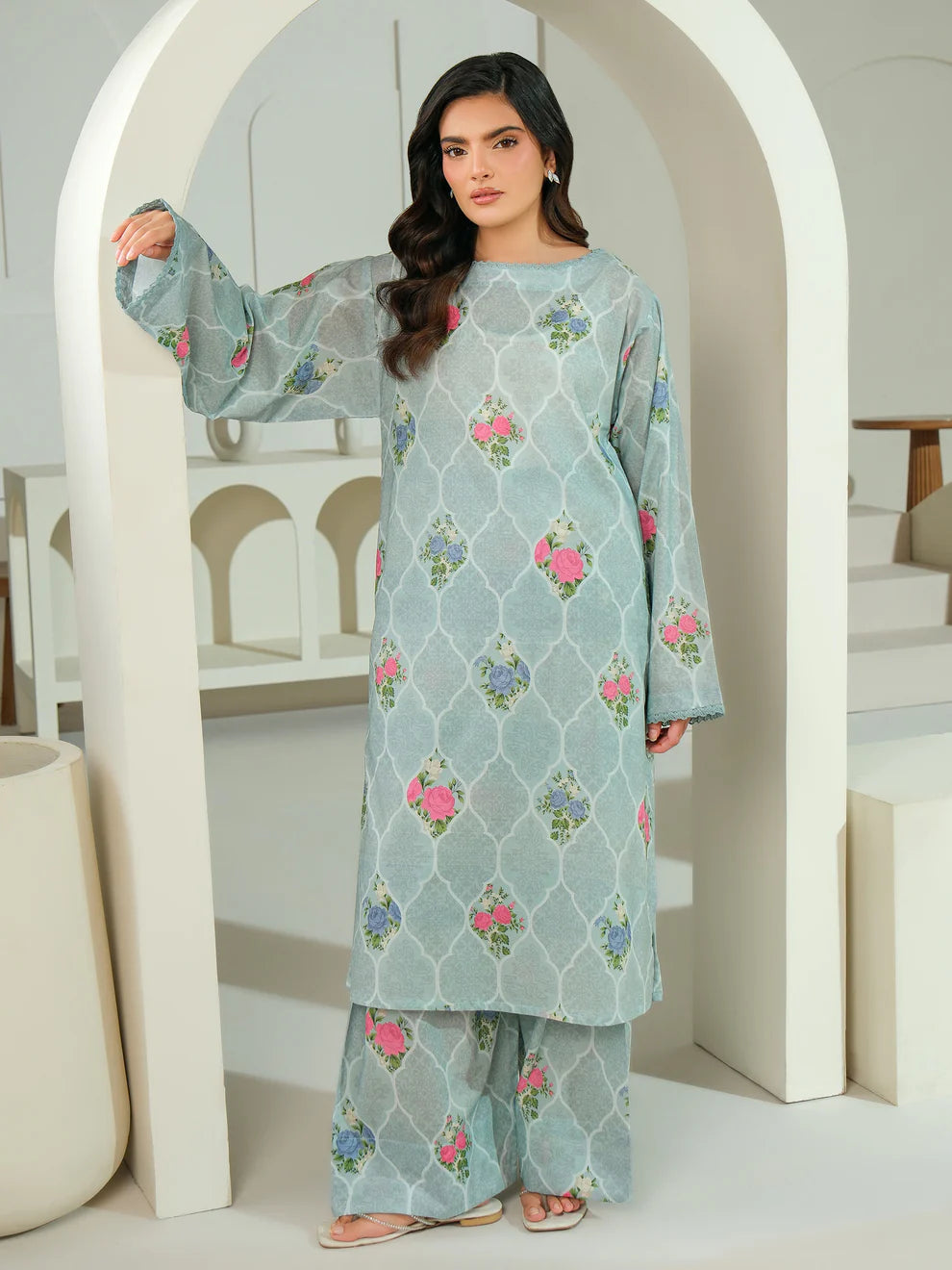 Lawn Shirt-Printed (Unstitched)