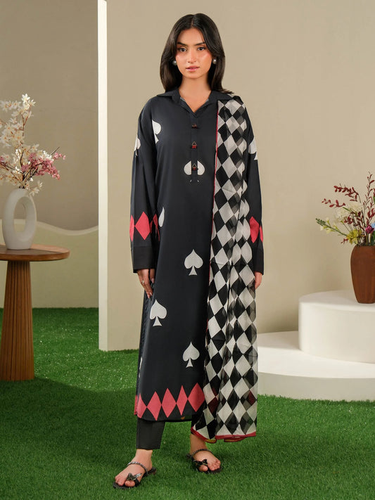 2 Piece Lawn Suit-Printed (Unstitched)